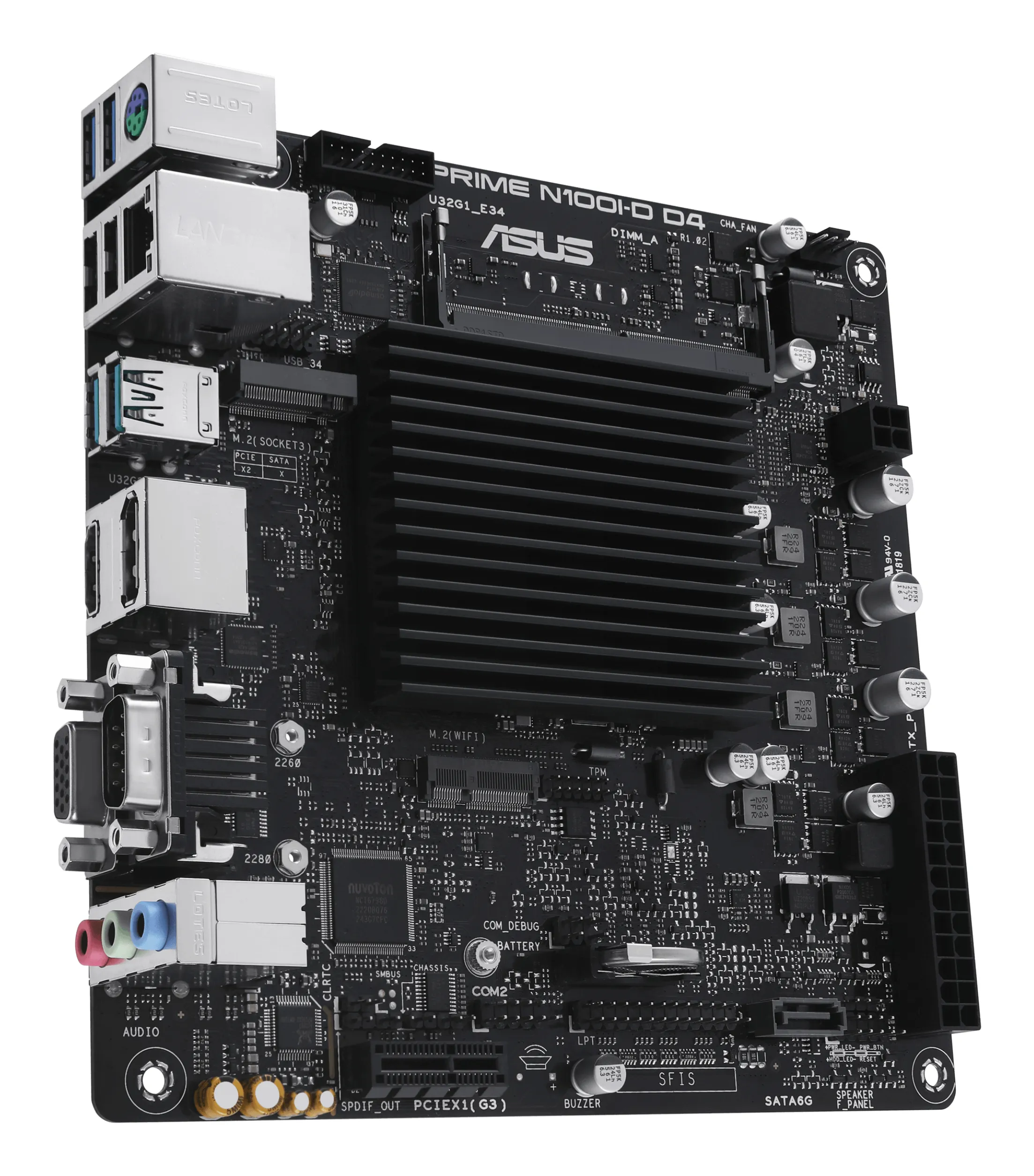 Asus PRIME N100I-D D4 Mini-ITX - motherboard