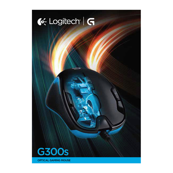 Logitech G300s - gaming mouse, Black, Blue