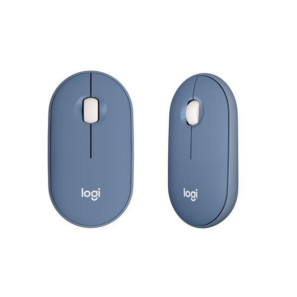 Logitech Pebble M350 Wireless Mouse - mouse, Blue
