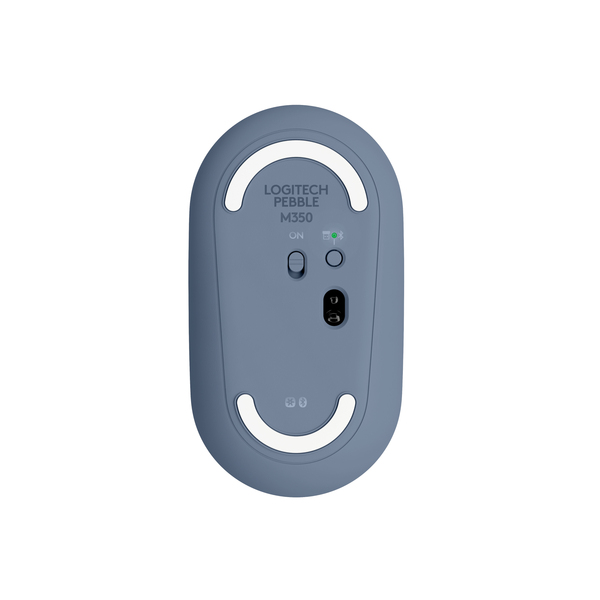 Logitech Pebble M350 Wireless Mouse - mouse, Blue