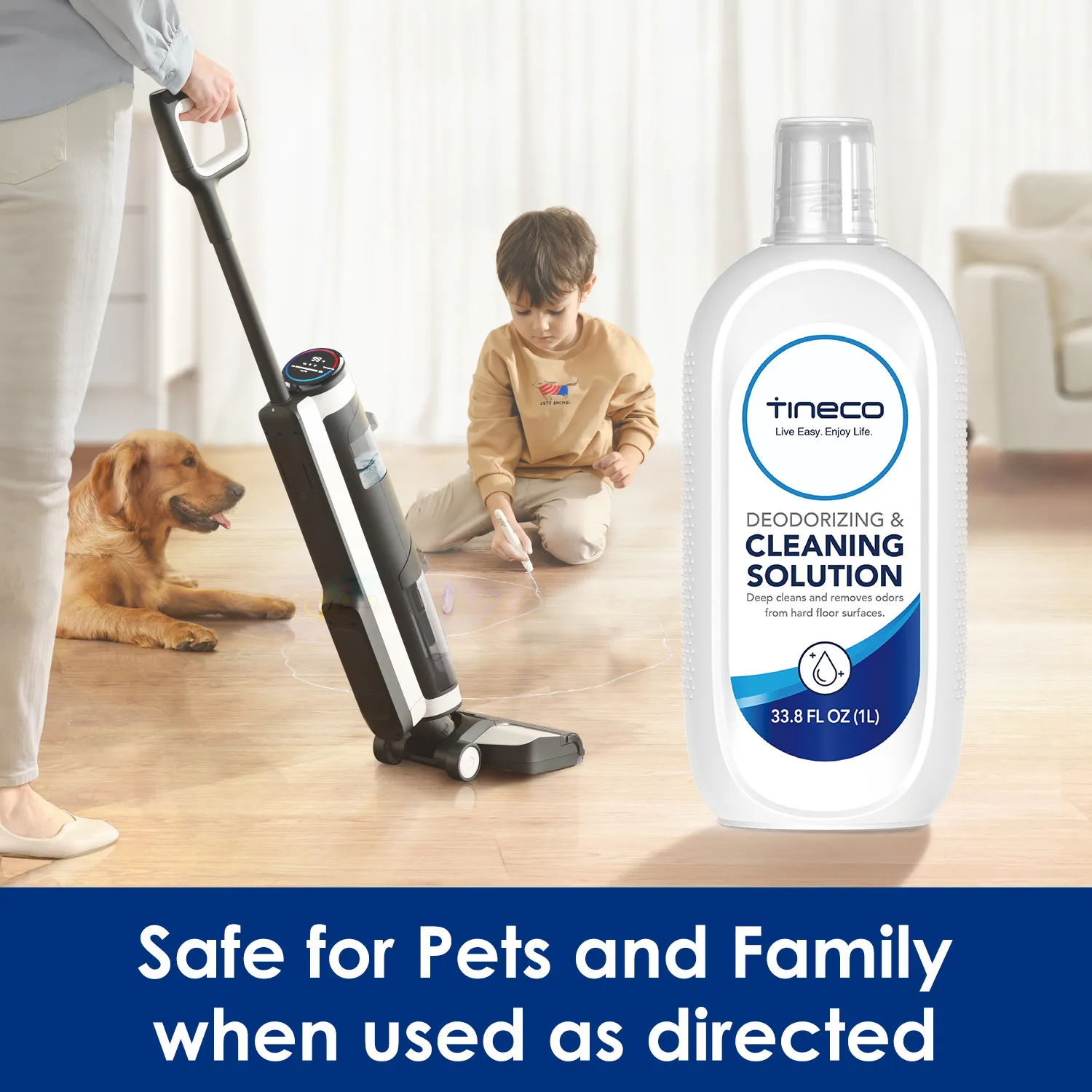Tineco 1L Cleaning solution, Blue, White
