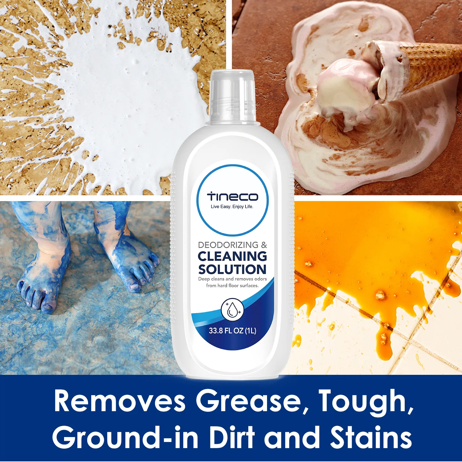 Tineco 1L Cleaning solution, Blue, White