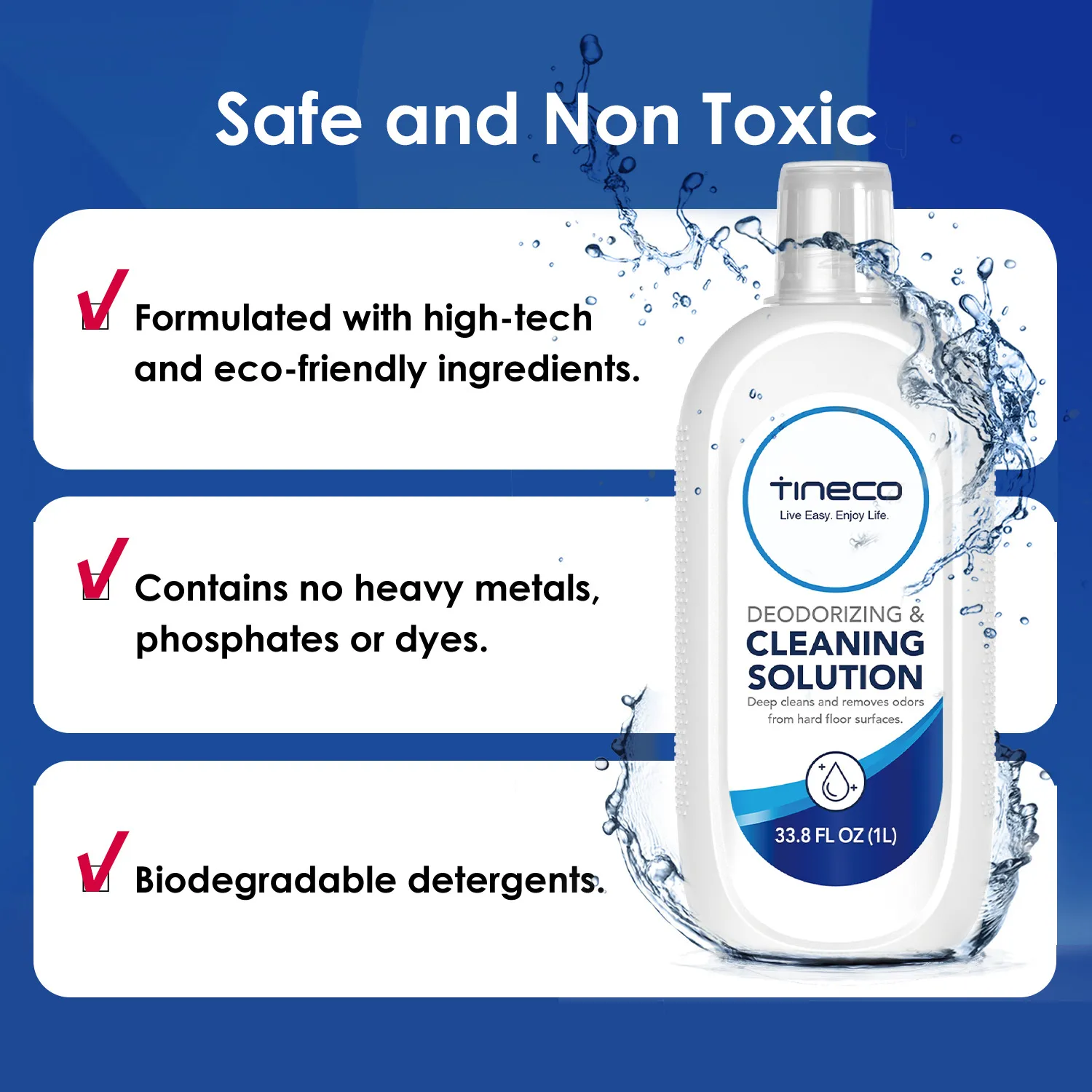 Tineco 1L Cleaning solution, Blue, White