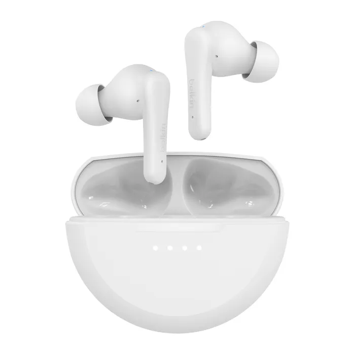 Belkin SoundForm Rhythm Wireless Earbuds, White