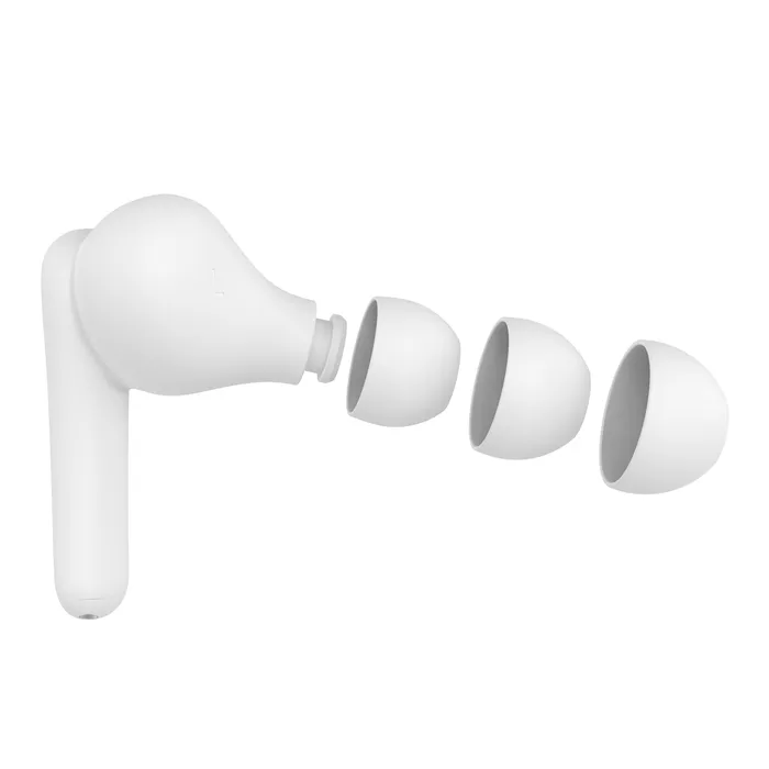 Belkin SoundForm Rhythm Wireless Earbuds, White