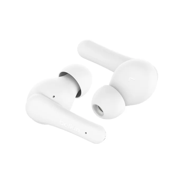 Belkin SoundForm Rhythm Wireless Earbuds, White
