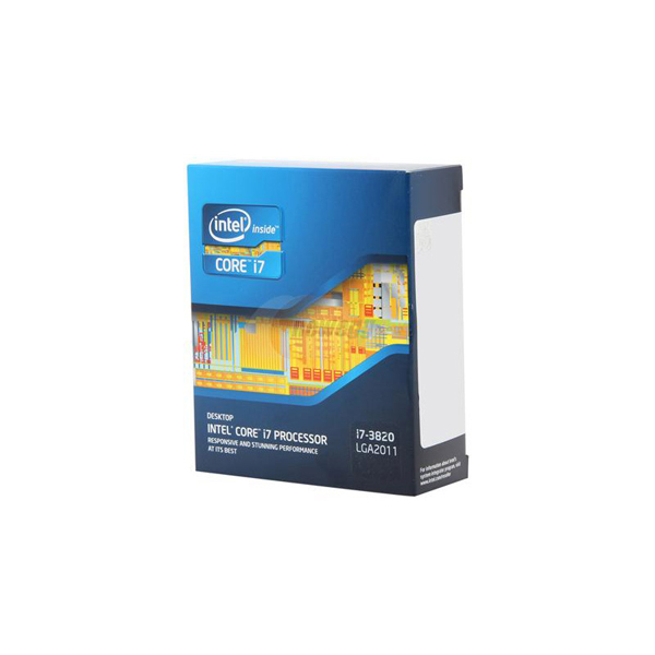 INTEL Core i7-3820 3,60GHz 10MB Cache LGA 2011 Boxed Core i7 processor (WITHOUT COOLER)