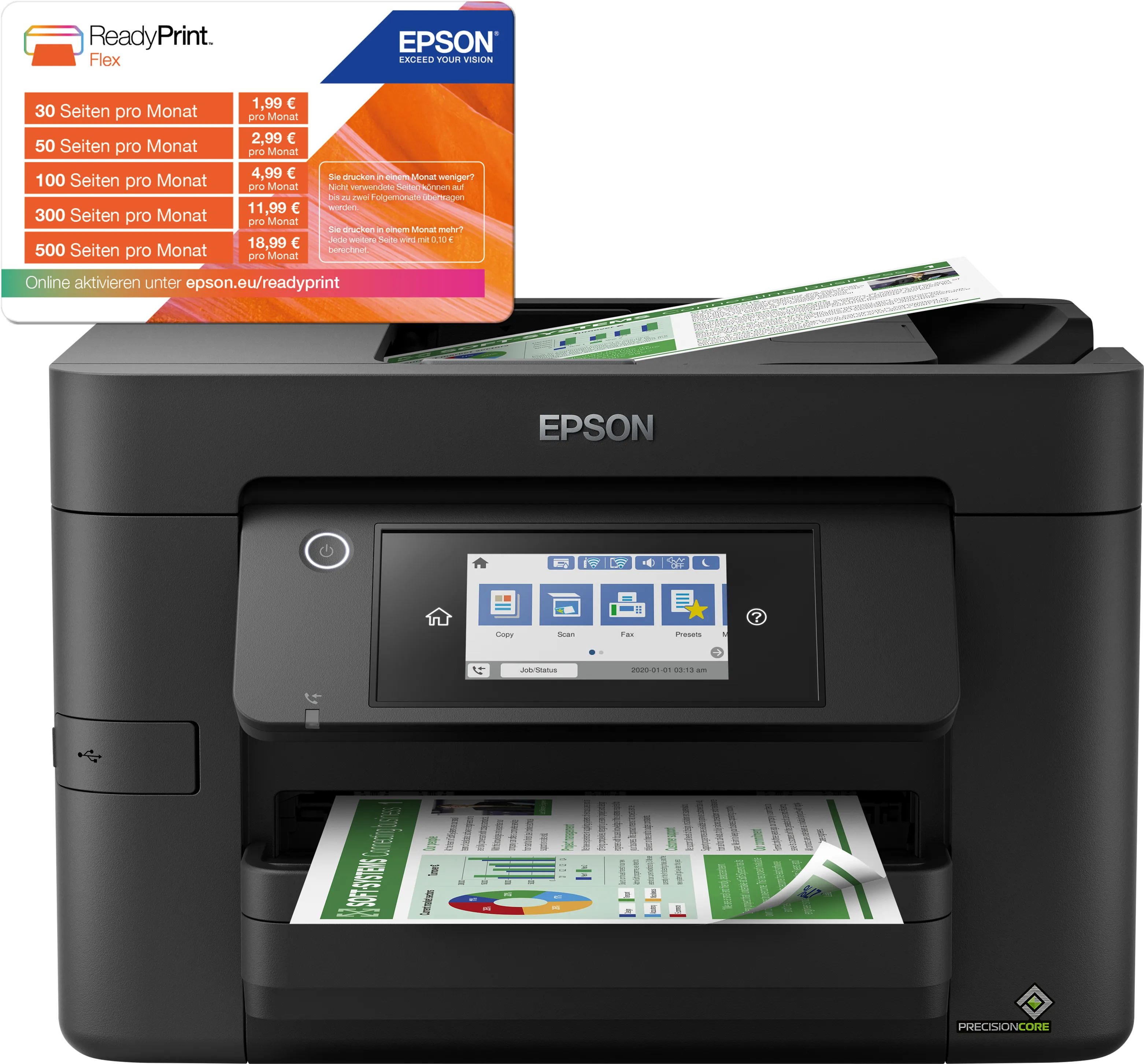 Epson WorkForce Pro WF-4825DWF A4 - Inkjet All-in-One Printer