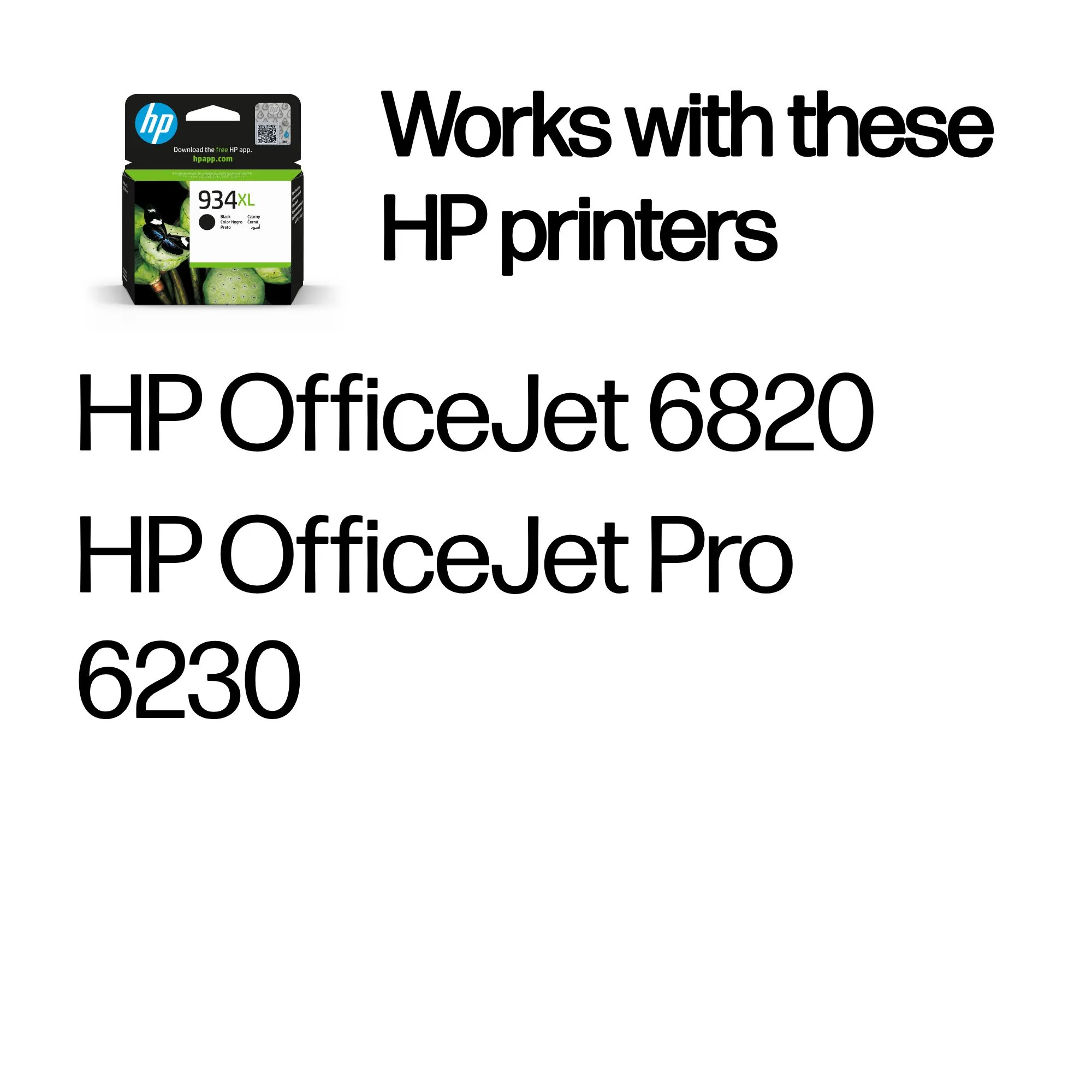 HP 934XL -mustekasetti, 25.5 ml, musta