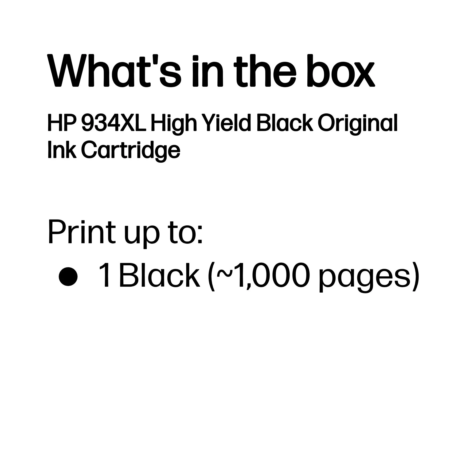 HP 934XL -mustekasetti, 25.5 ml, musta