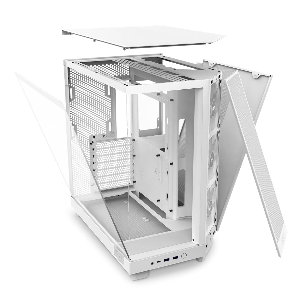 NZXT H6 Air Flow - miditornikotelo, Valkoinen