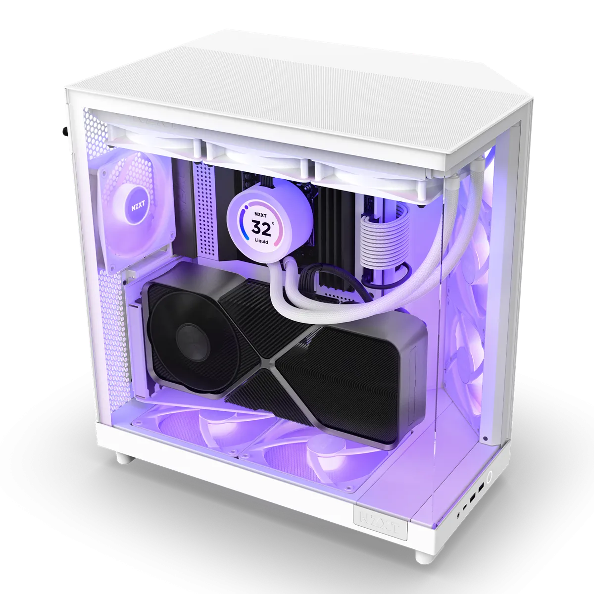 NZXT H6 Air Flow - miditornikotelo, Valkoinen