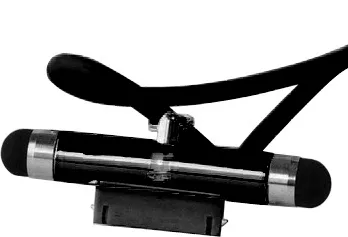 CDN osoitinkyn&auml;, iPad, iPhone ja iPod malliin, hihna, musta