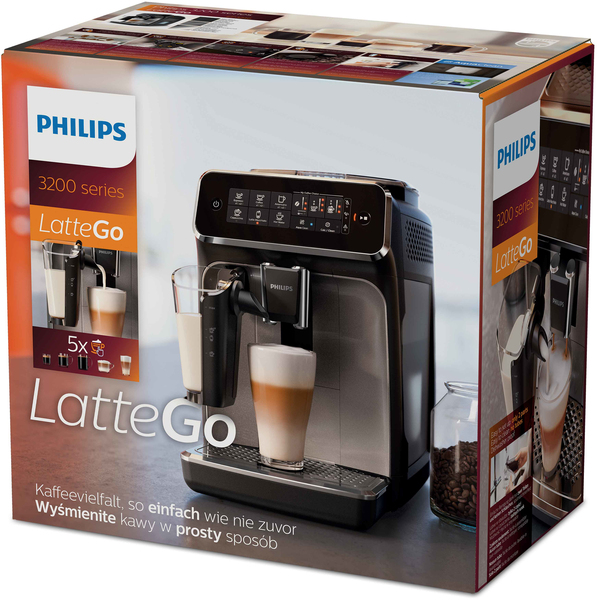 Philips Series 3200 EP3246 - espresso machine, fully automatic, Black, Silver