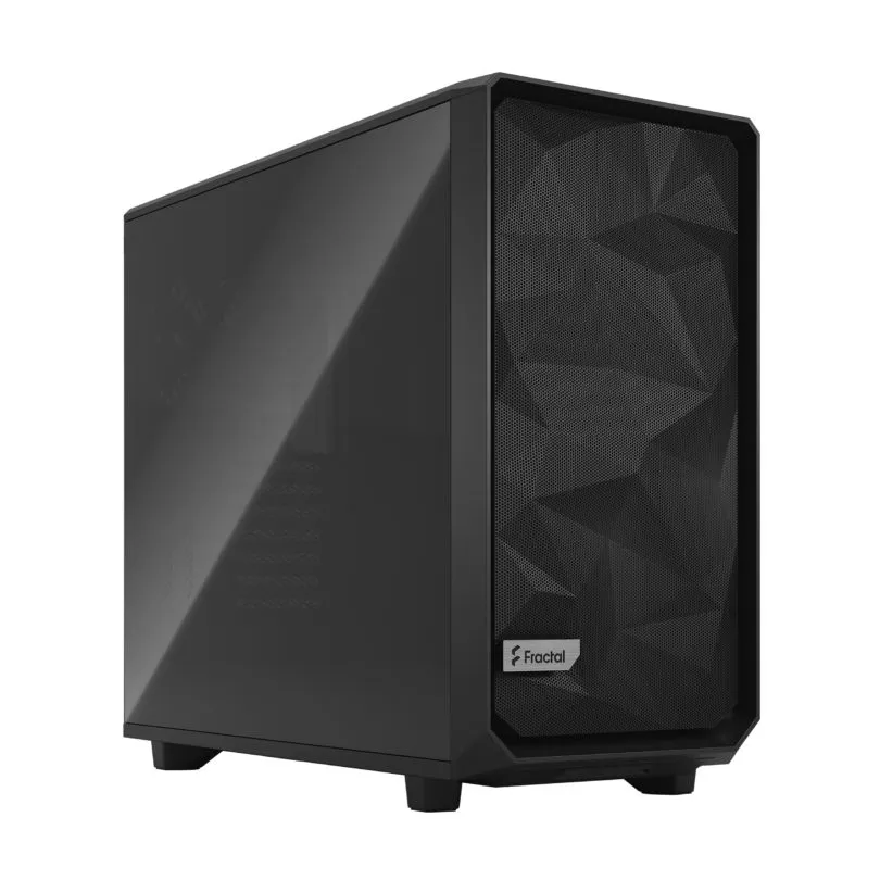 Fractal Design Meshify 2 Midi-Tower Case with dark tinted window, Black