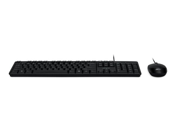 ACER COMBO 100 WIRED KB AKW900 + WIRED MOUSE AMW920 BLACK NORDIC RETAIL PACK