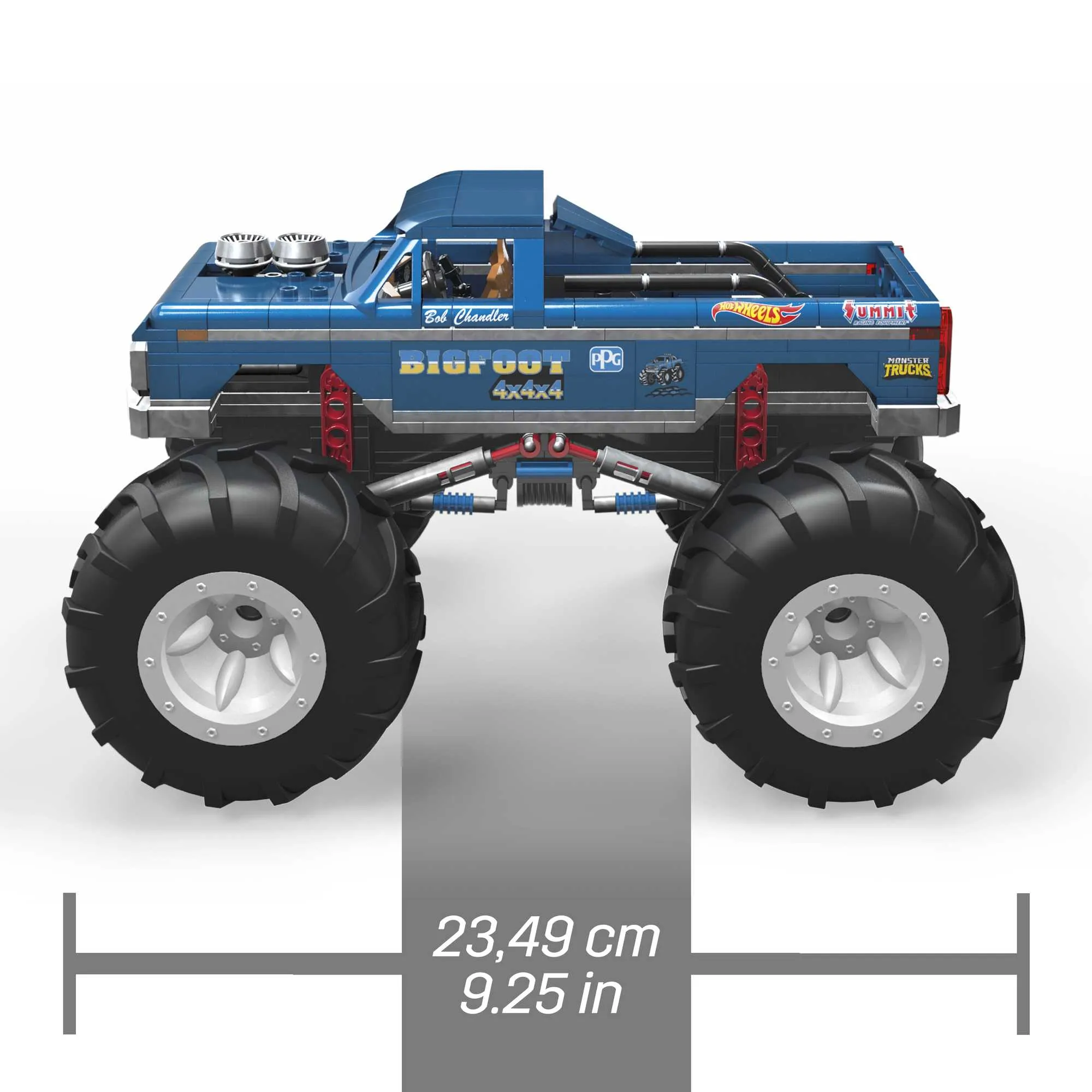 Mega Construx Hot Wheels Collector Bigfoot Monster Truck Car Construction Toy (1:18 Scale)