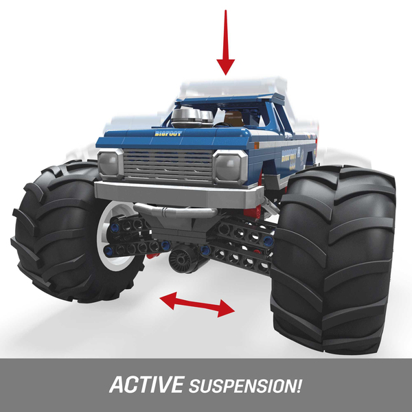 Mega Construx Hot Wheels Collector Bigfoot Monster Truck Car Construction Toy (1:18 Scale)