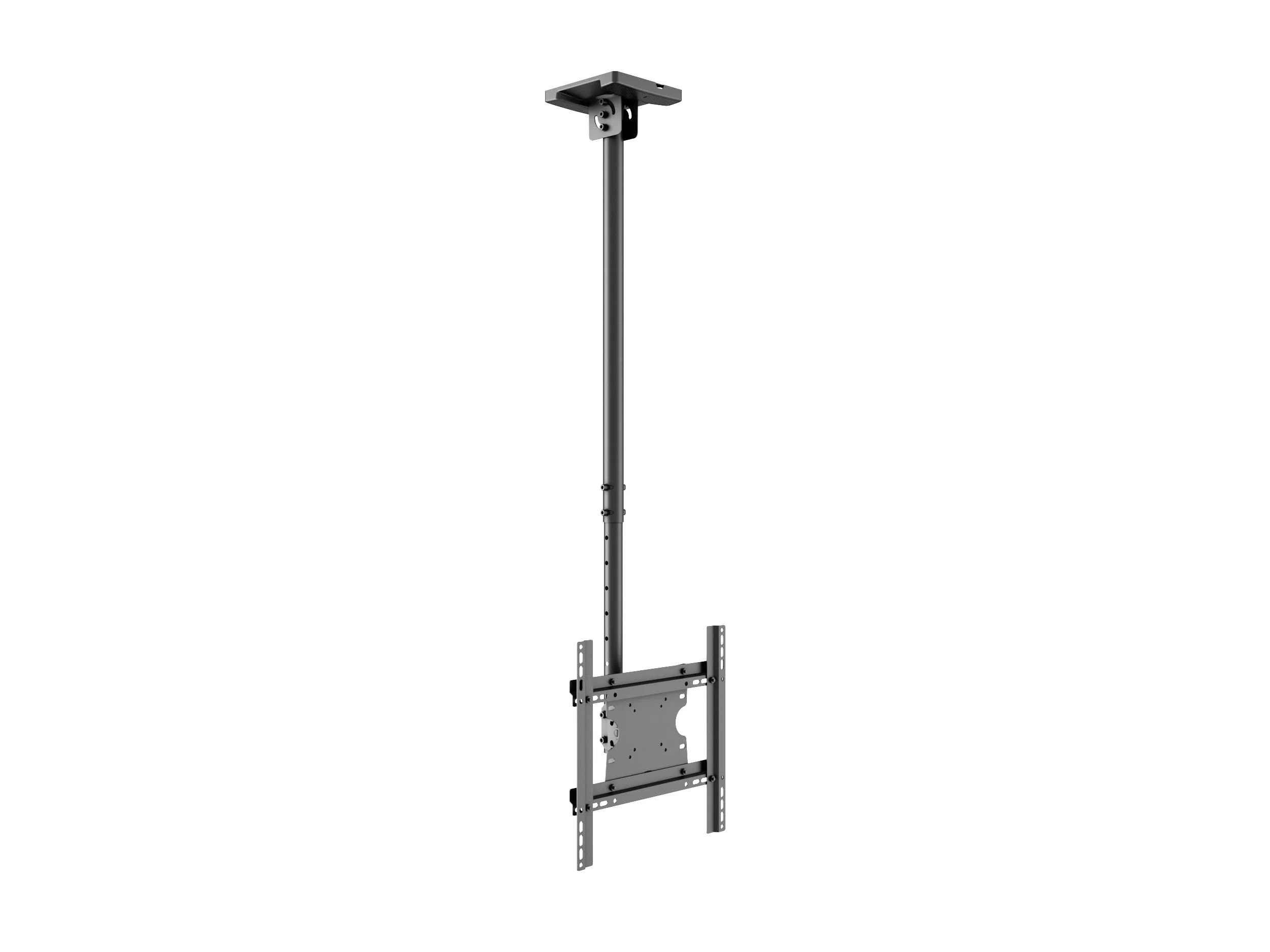 Multibrackets M Public Ceilingmount Medium Single - Ceiling mount tuotteelle LCD-n&auml;ytt&ouml; - ter&auml;s - musta -n&auml;yt&ouml;n koko: 32"-55"