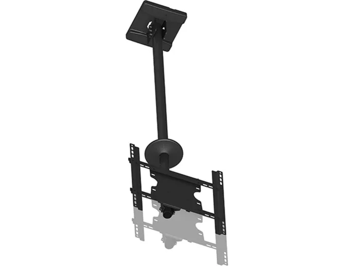 Multibrackets M Public Ceilingmount Medium Single - Ceiling mount tuotteelle LCD-n&auml;ytt&ouml; - ter&auml;s - musta -n&auml;yt&ouml;n koko: 32"-55"