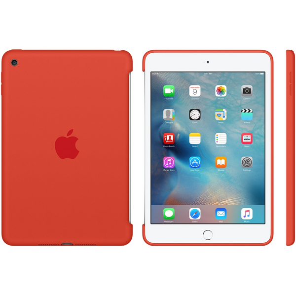 Apple Silicone Case, iPad mini 4 - skyddsfodral, Orange Apple Silicone Case, iPad mini 4 - skyddsfodral, Orange