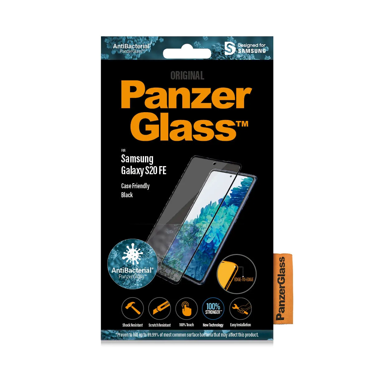 PanzerGlass Case Friendly, Galaxy S20 FE - Screen Glass