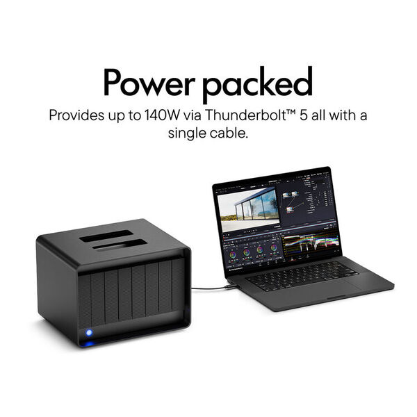 LaCie 8big Pro5 256 Tt 3.5" -p&ouml;yt&auml;mallinen ulkoinen HDD