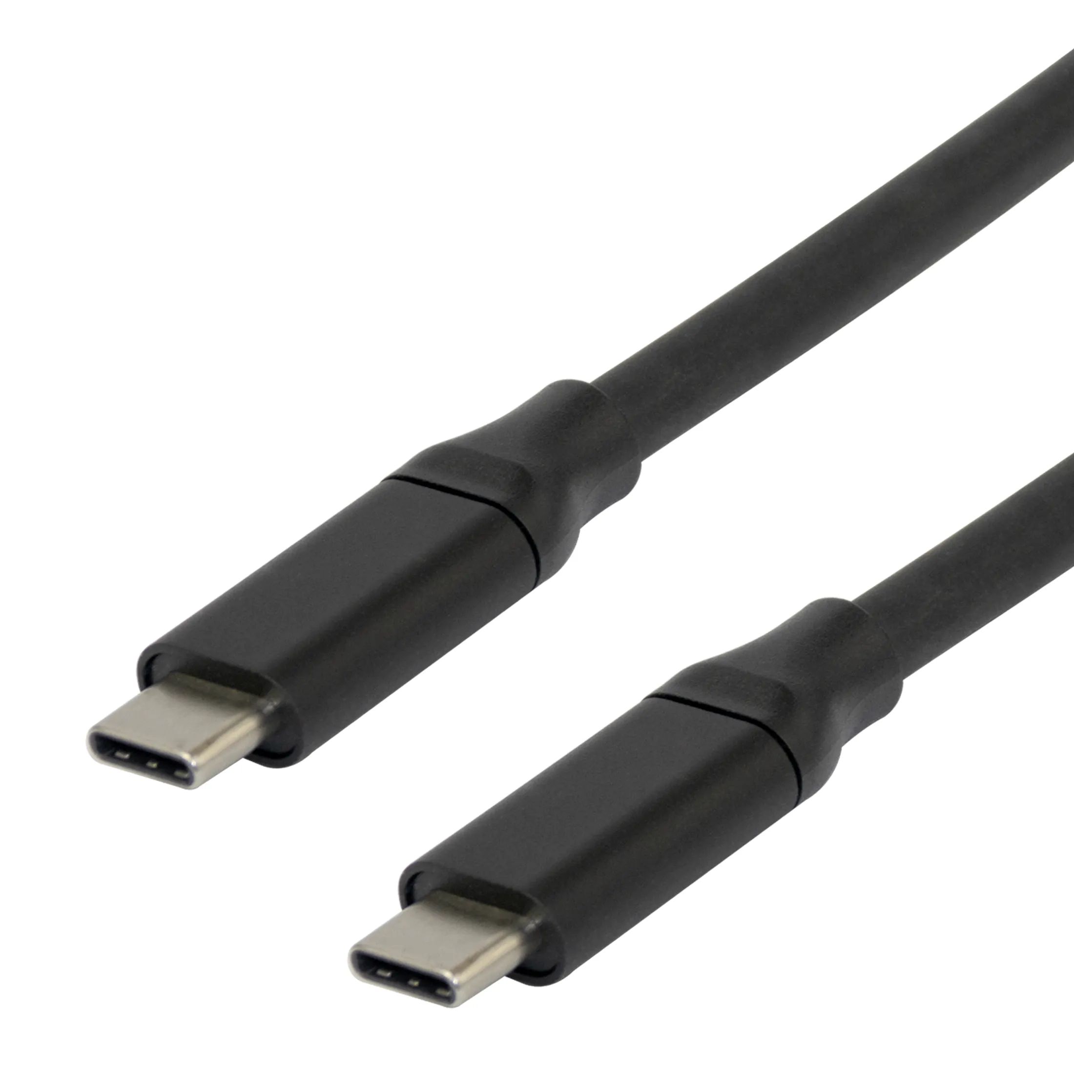 Deltaco USB-C - USB-C Aktiv USB - kabel, Svart, 3m