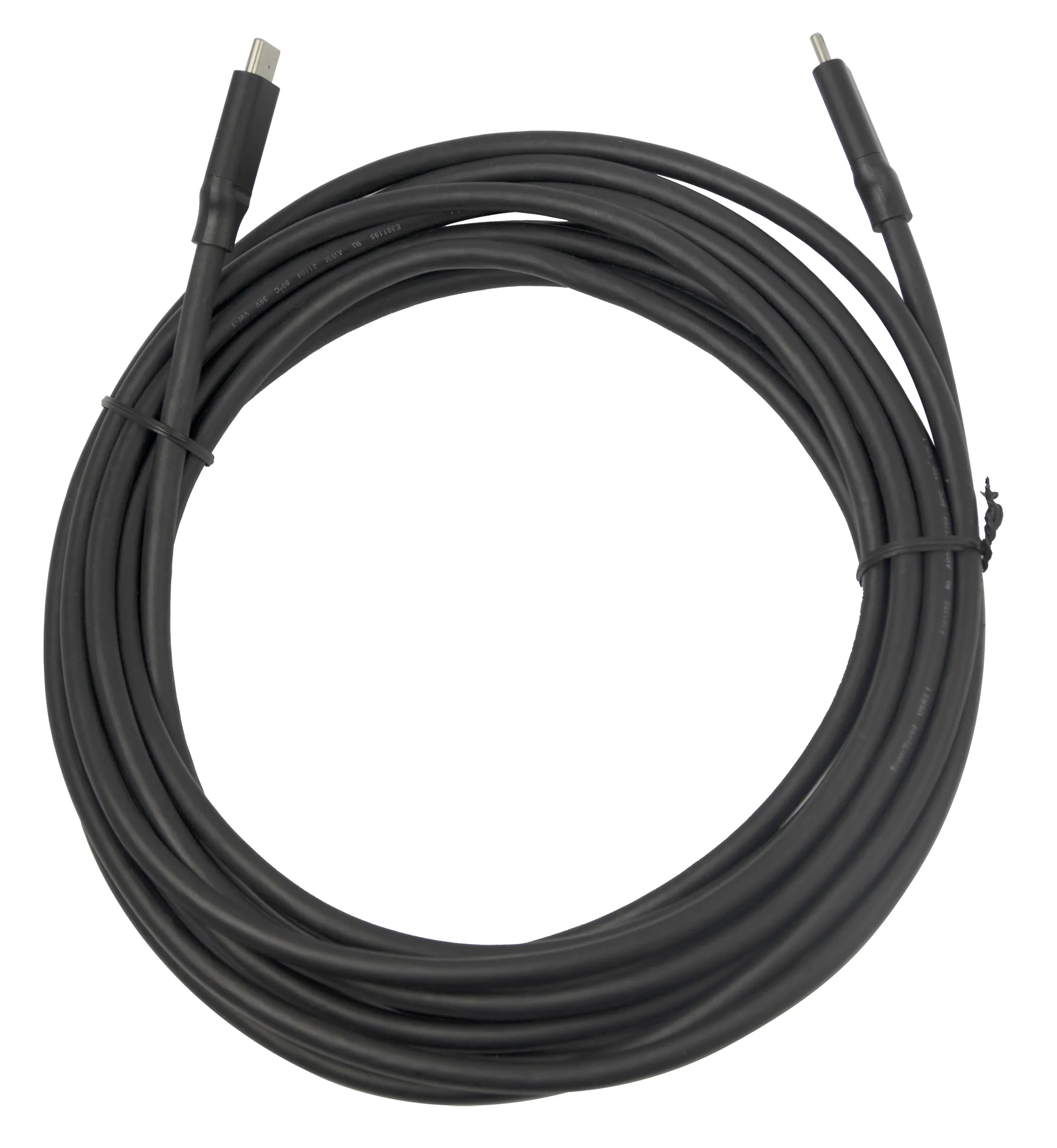 Deltaco Active USB-C cable with DP Alt Mode, 60W, 5 m, Black