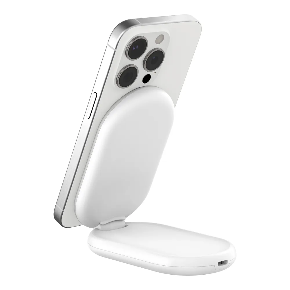Belkin BoostCharge Magnetic Foldable Wireless Charger with Qi2 15W - wireless charger, White
