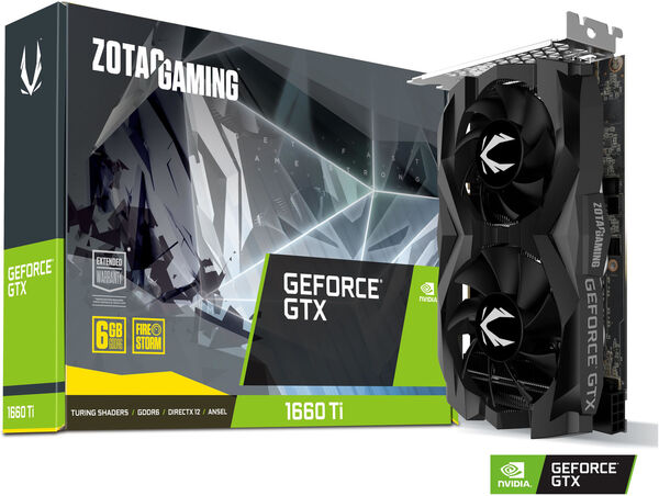 Zotac GeForce GTX 1660 Ti 6 Gt -n&auml;yt&ouml;nohjain