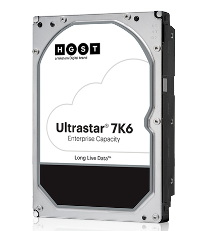 HGST Ultrastar 7K6 4TB HDD SAS Ultra 256MB cache 12Gb/s 512N TCG P3 7200Rpm 3.5inch Bulk HUS726T4TALS201