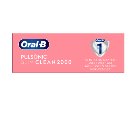 Braun Oral-B Pulsonic Slim Clean 2000 - electric toothbrush, pink