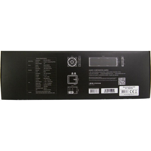 Inter-Tech ALSEYE H360 &ndash; 360mm AiO water cooling
