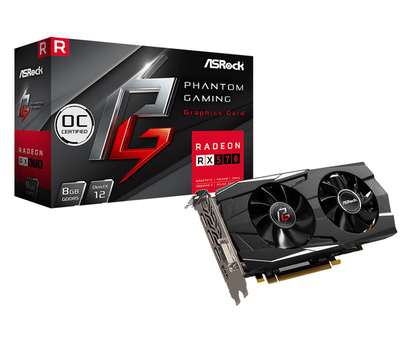 PG D RADEON RX570 8G OC 7000MHZ 3XDP HDMI DVI