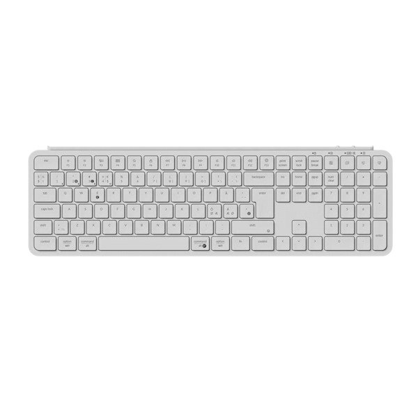 Keychron B6 Pro -langaton ergonominen n&auml;pp&auml;imist&ouml;, norsunluunvalkoinen