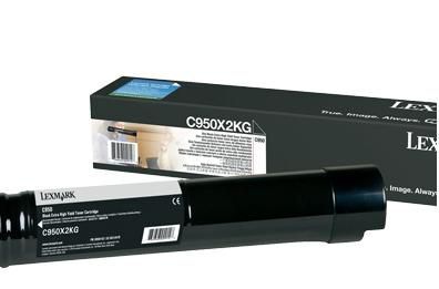Lexmark C950 C950X2KG Extra High Yield toner cartridge, Black