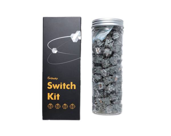 Ducky Kailh Midnight Pro lineaarinen mekaaninen n&auml;pp&auml;imist&ouml;kytkinsarja, 110 kappaletta