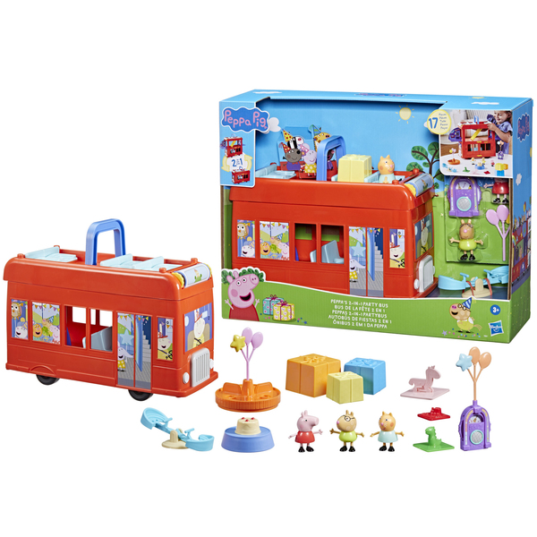 Peppa Pig Peppas 2 in 1 Party Bus