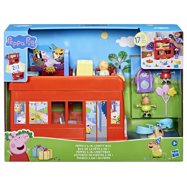 Peppa Pig Peppas 2 in 1 Party Bus