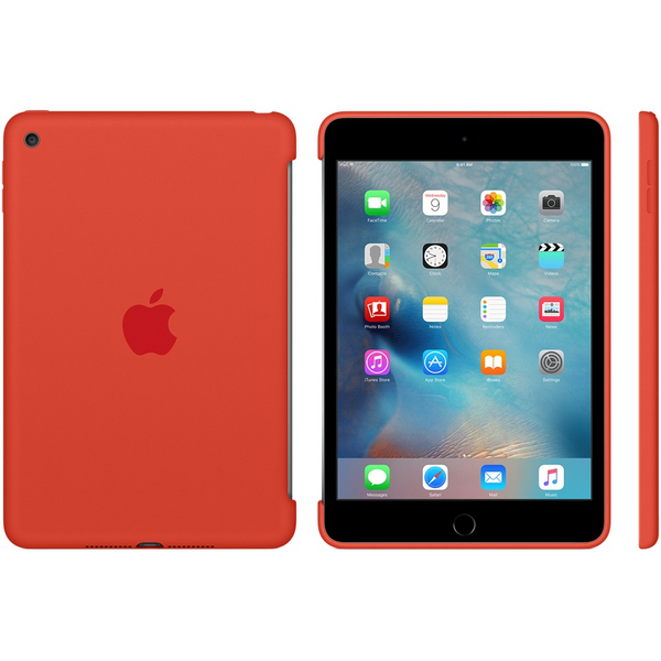 Apple Silicone Case, iPad mini 4 - skyddsfodral, Orange Apple Silicone Case, iPad mini 4 - skyddsfodral, Orange