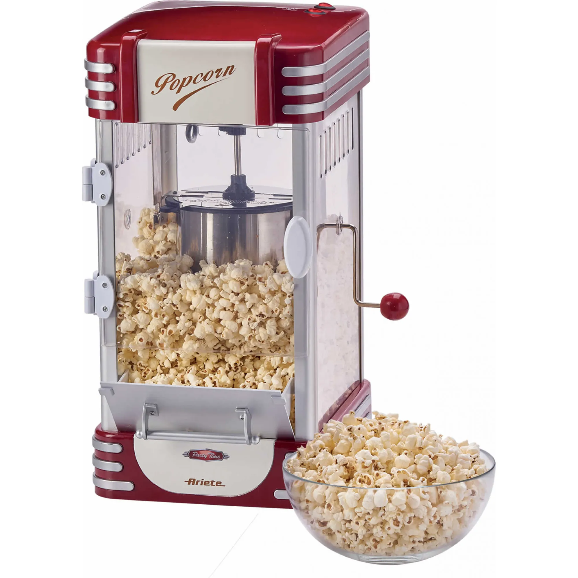 Ariete Popcorn Popper XL -  popcornmaskin, Röd