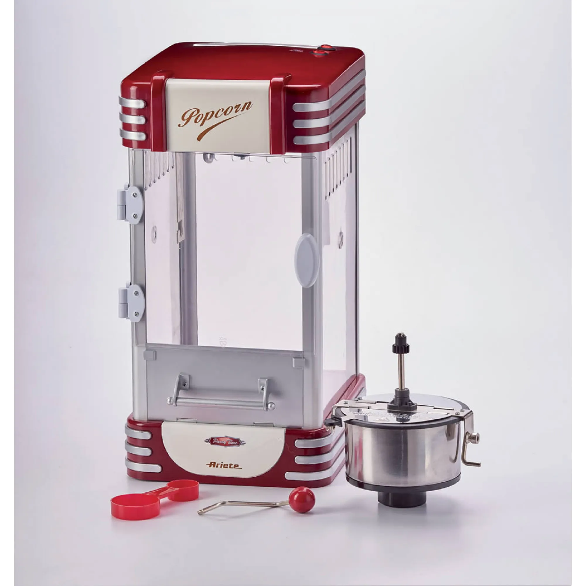 Ariete Popcorn Popper XL -  popcornmaskin, Röd