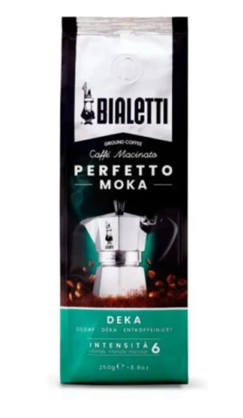 Bialetti Perfetto Moka Decaffeinated malet kaffe 250 g