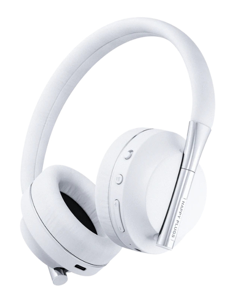 Happy Plugs PLAY - wireless headphones, White