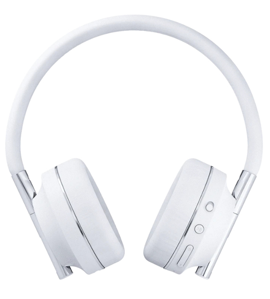 Happy Plugs PLAY - wireless headphones, White