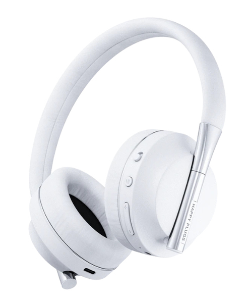 Happy Plugs PLAY - wireless headphones, White