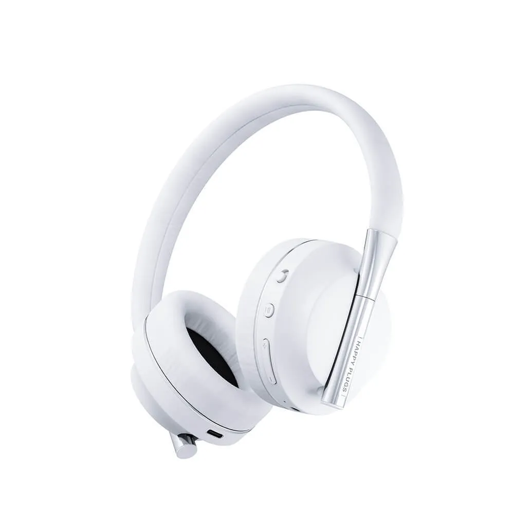 Happy Plugs Play Wireless Over-ear Headphones, White