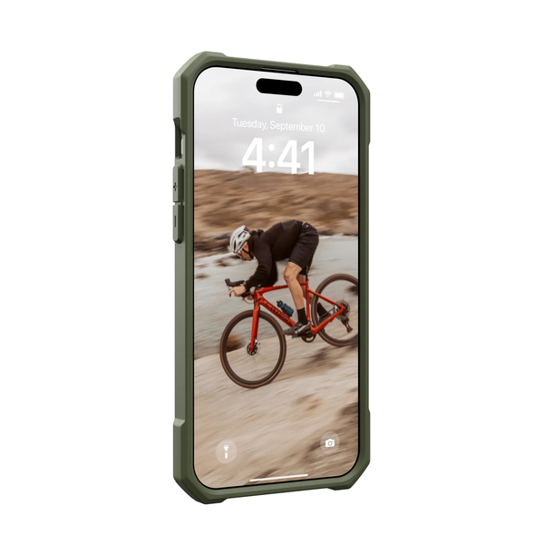 UAG Essential Armor MagSafe, iPhone 15 Pro Max - fodral, Olive Drab