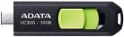 A-DATA UC300 USB-C 3.2 Gen 1 256GB memory stick, Black/Green